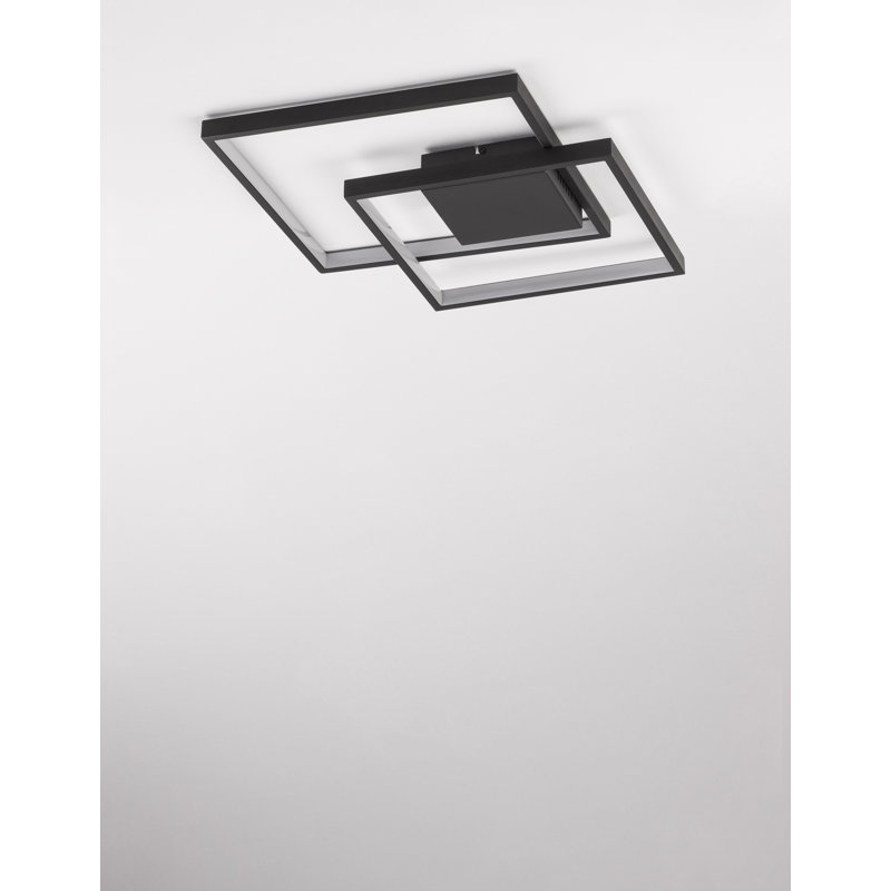 LED Flush Mount, Black