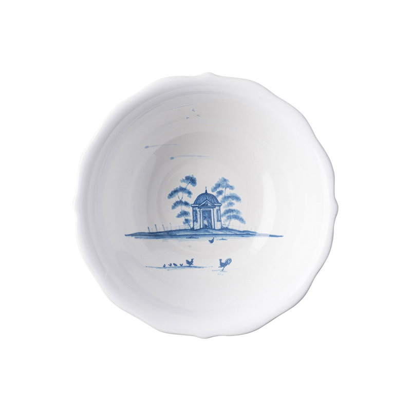 Country Estate Cereal/Ice Cream Bowl, Delft Blue