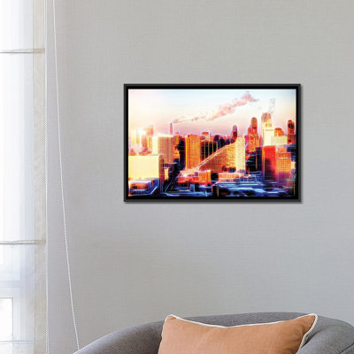 « coucher de soleil » sur toile