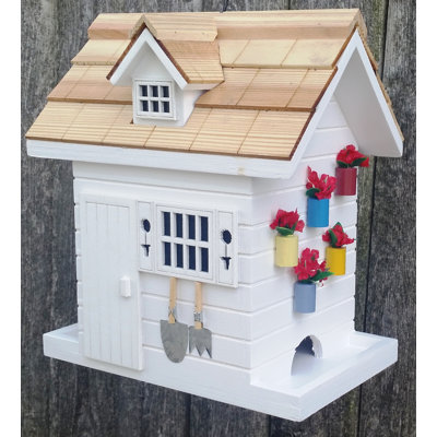 Nestling Series Potting Shed Bird Feeder