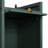 Modern Three Glass Door Cabinet With Four Storage, Dark Exterior Contemporary Versatile Storage Options-468413003-468413000