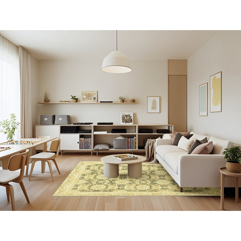 Oriental Indoor Rug, Rectangle 7' x 9'