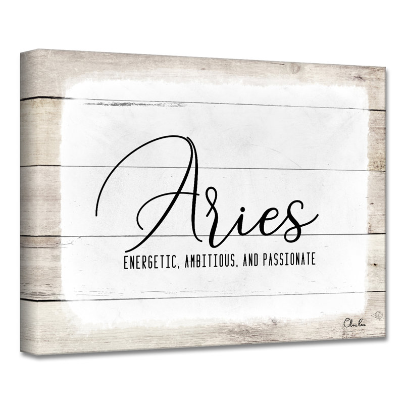" Aries " by Olivia Rose, 12" H x 16" W x 1.5" D