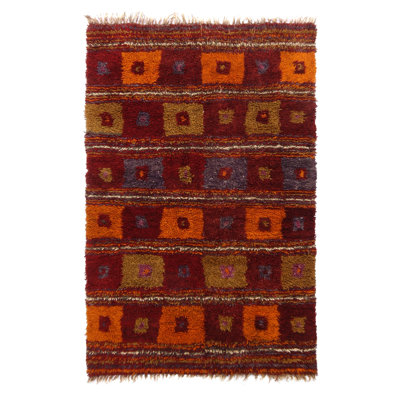 One-of-a-Kind 4'6" x 6'10" Hand Knotted Area Rug