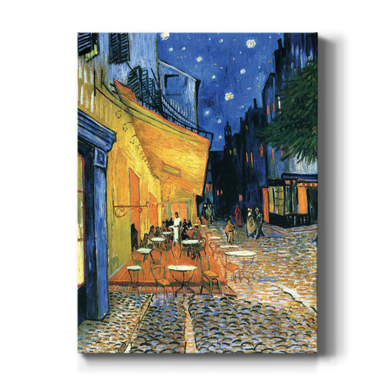 " The Café Terrace " by Vincent Van Gogh, 7.5'' H x 11.5'' W