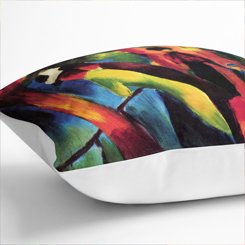 Square Throw Cushion, 55cm H x 55cm W x 20cm D, White
