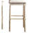 Set Of 2 Wood Upholstered Counter Height Stool-1570141448
