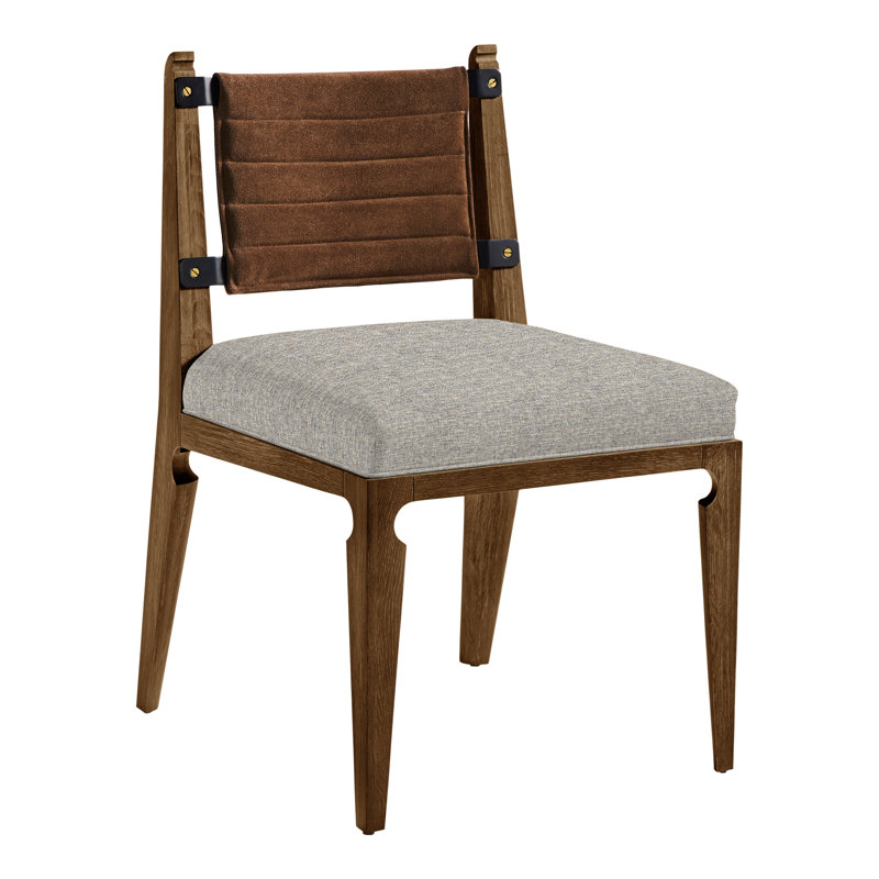 Thom Filicia Home Gifford Side Chair, Casa Blanca, Impala Storm