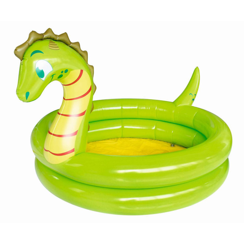 Piscine gonflable 2 anneaux Splash Buddies - Dinosaure