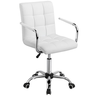 Rawtenstall 360° Swivel Height Adjustable  Ergonomic Office Chair with Removable Arms