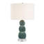 Lampe de table bleu sarcelle Uttermost Bonaire