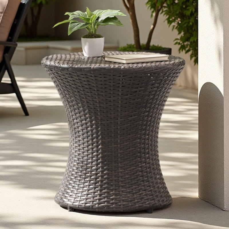 Table de sablier (sans plateau en verre), Gris