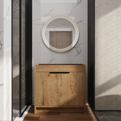 36" Bathroom Vanity Base with Soft-Close Storage