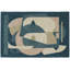 Aduma Wool Abstract Area Rug in Blue/Beige-64526959