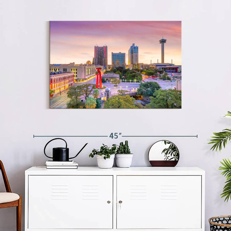 Tergel San Antonio Texas, 24" H x 36" W