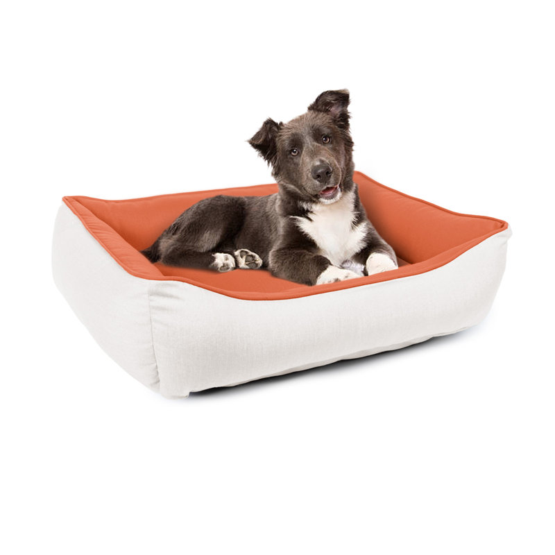 Lit pour animaux Sunbrella, Orange, H 12 po x l 30 po x P 40 po