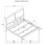 Ensemble de chambre avec très grand lit 5 pièces Kahn-107484163