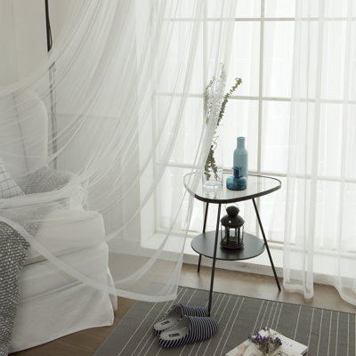 Rideau transparent occultant et isolant Granados