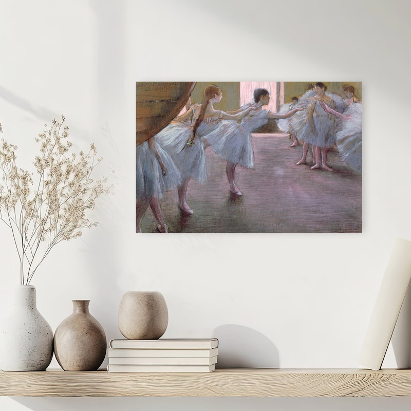 Dancers At Rehearsal, , 1875-1877 Abstract Contemporary Wall Art Print, 30.48cm H x 45.72cm W