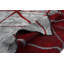 Rapture Gray/Red Geometric Luxury Area Rug-68901507