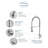 Transolid Cuisine Pro Pull Down Kitchen Faucet-47589050
