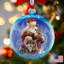 Holiday Splendor 3.5'' Handmade Glass Ball Ornament