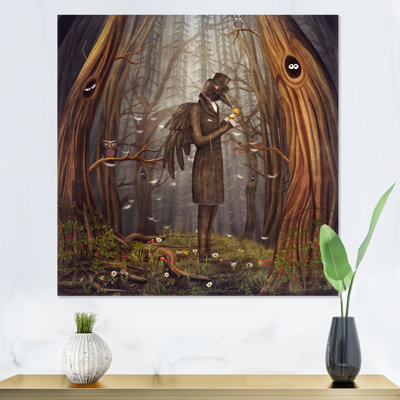 " Raven Man In Forest "