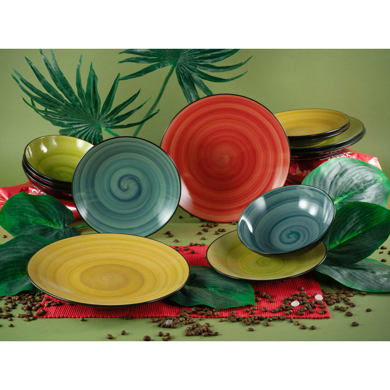 Samoa Piece Stoneware Dinnerware Set - Service for 4