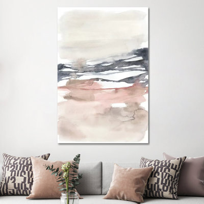 «Tiered Horizon Line I» par Jennifer Goldberger - peinture sur toile tendue