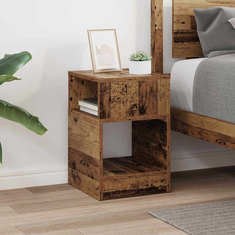 End Table, Old Wood