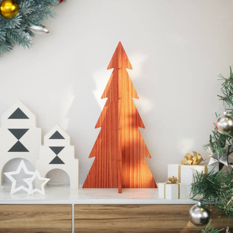 112cm H Christmas Tree, Wax Brown