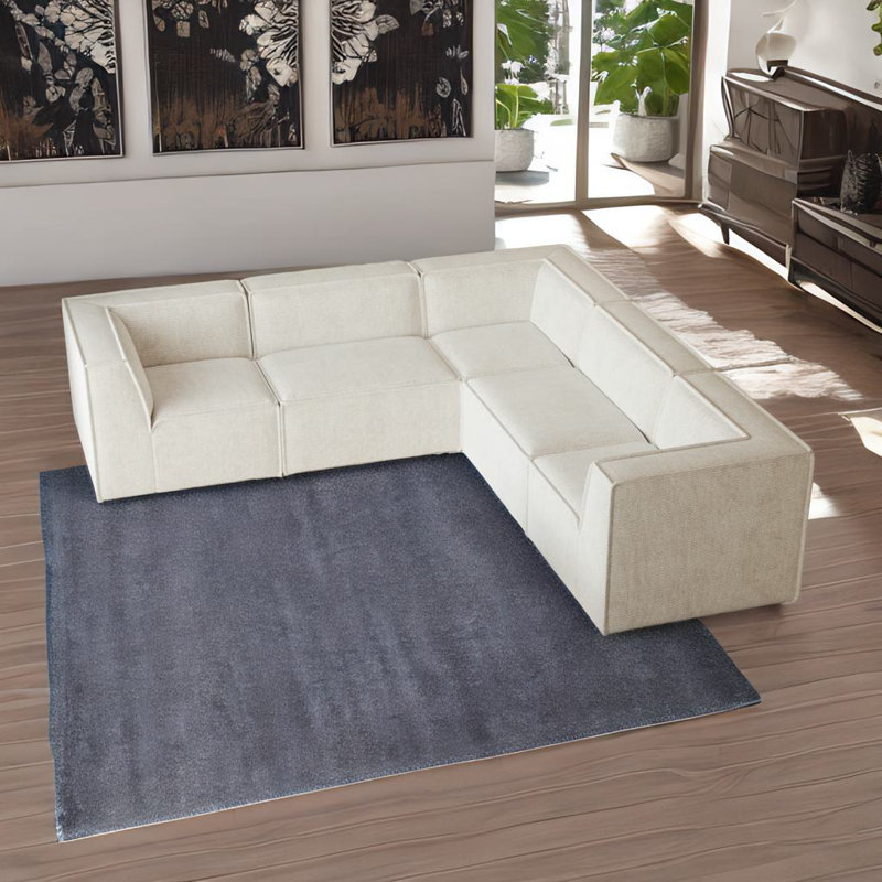 Canapé modulaire en L modulaire, Beige