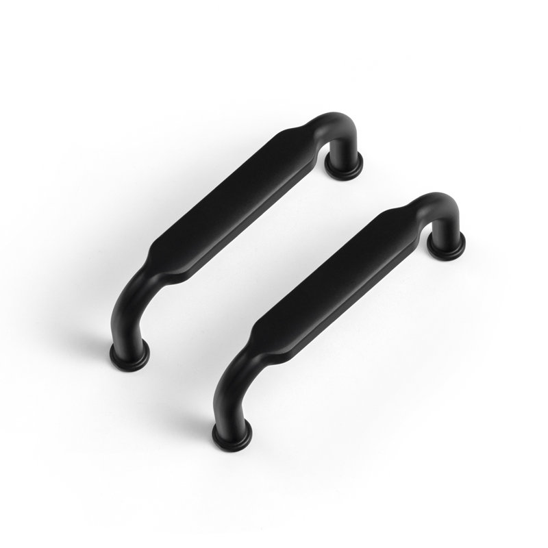 Barre centrale / poignée multi-paquets, Noir mat, 6.3