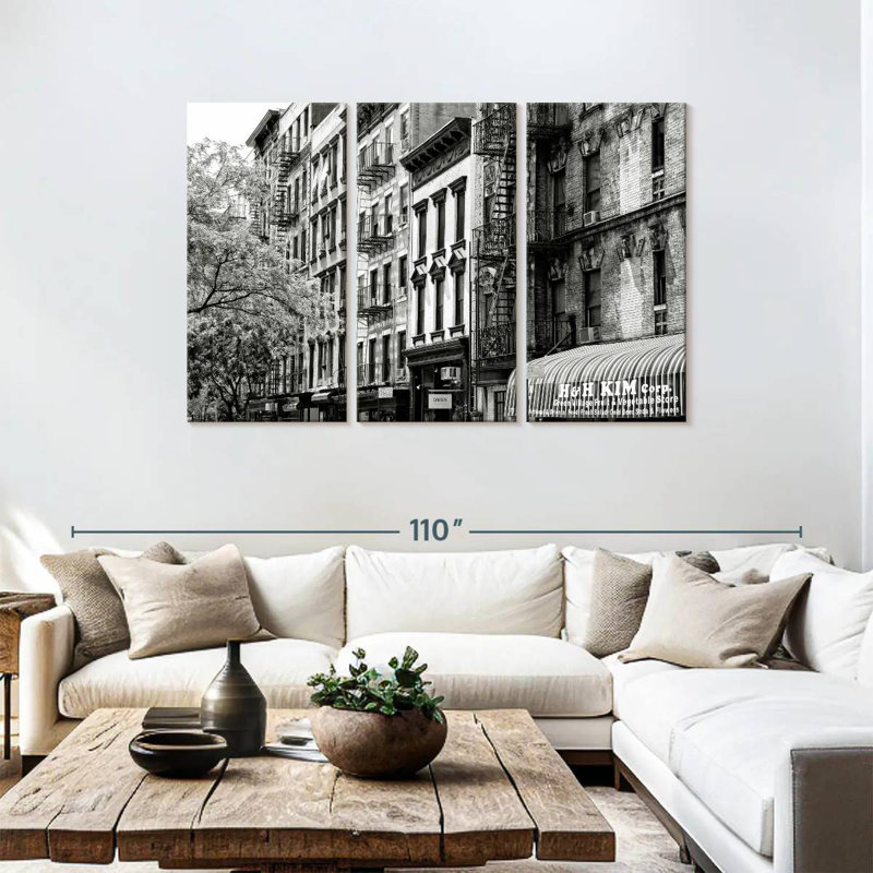 Lilie NYC Building Facades II, 48" H x 74" W