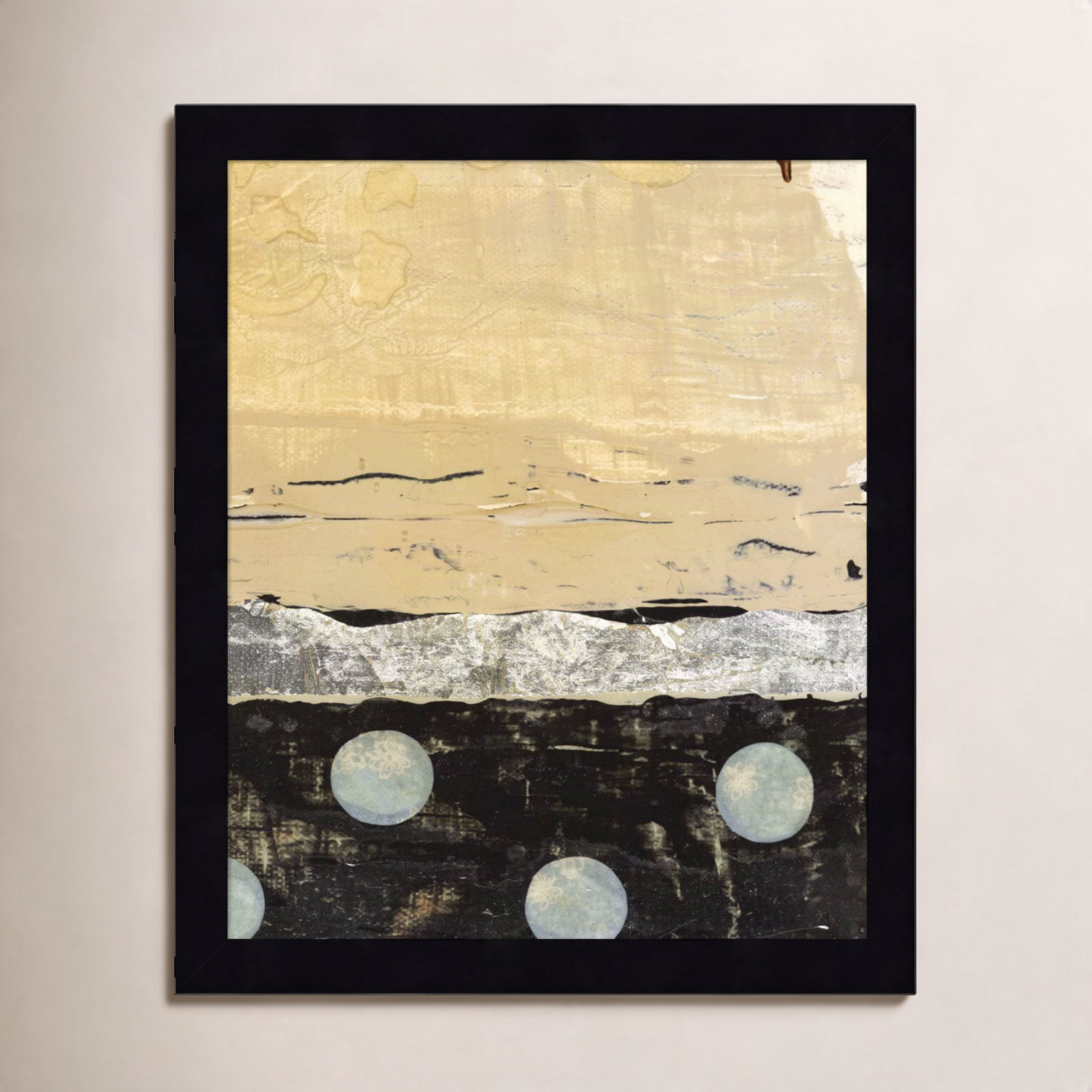 Dirty Weather II Print by Natalie Avondet, 13" H x 11" W, Black