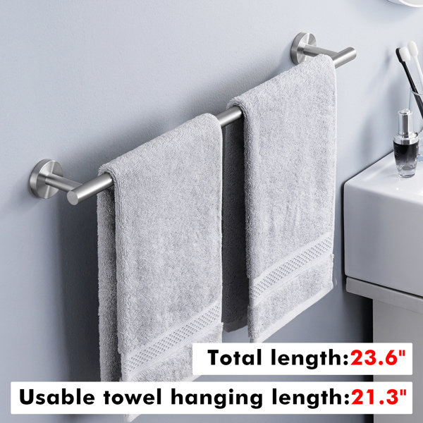 Bathroom Hand Towel Holder,Matte Black Towel Ring Hand Towel Holder for  Bathroom SUS304 Stainless Steel,Wall Mounted Sturdy Round Towel Rack,  Bathroom