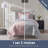 Bed-in-A-Bag Reversible Comforter Set with Bed Sheets & Memory Foam Cooling Pillows-115995415-115995414