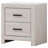 2-Drawer Nightstand - Coastal White