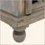Table de chevet en bois gris antique