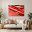 «Geometric Abstraction 80», art mural en métal orange-1349655734