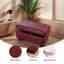 Repose-pieds en similicuir avec rangement-97791699