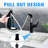 Matte Black Single Hole Pull - Down Vessel Faucet For Bathroom And Kitchen With Lift Spout, Dual Spray Modes, 23.6 In Retractable Hose, 360 Swivel Ceramic Core Durability Out , 500000 Cycle Tested-121617532
