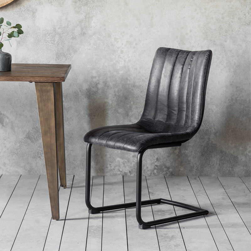 Castlehaven Upholstered Dining Chair, Grey, Grey