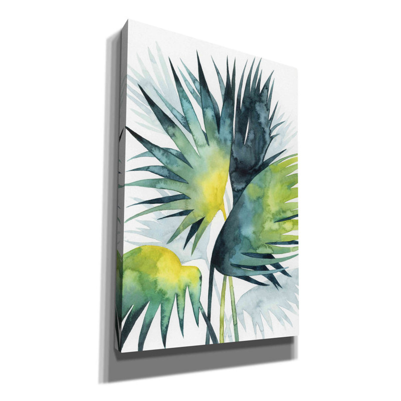 Bayou Breeze «Sunset Palm Composition IV» par Grace Popp, H 18 po x l 12 po x P 0,75 po