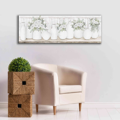 «White Simplicity», impression sur toile tendue