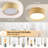 Sariah 20 in. 5 Light Indoor Flush Mount-1916376925