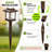 12 Pack Waterproof Auto On/Off Solar Pathway Lights for Your Garden, Landscape, Path, Yard, Patio, Driveway,Walkway Decor, Brown-133070342