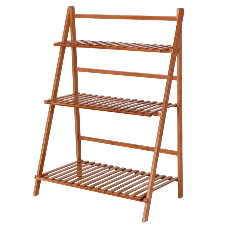 Wood Weather Resistant Plant Stand