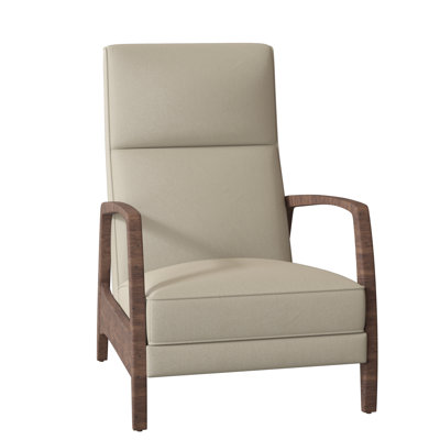 Fauteuil inclinable manuel standard en cuir véritable de 28,25 po Ansleigh