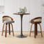 Tabouret de bar et de comptoir pivotant en similicuir-587073057-587073058